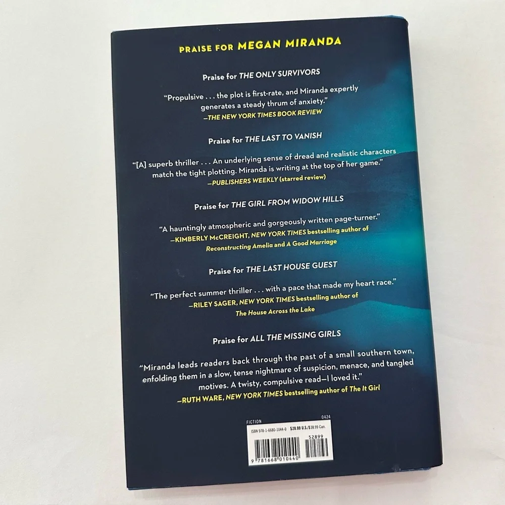 Daughter of Mine by Megan Miranda Hardcover Book Mystery Thriller